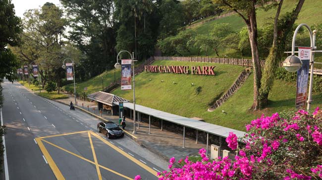 Parque-Fort-Canning-Singapura